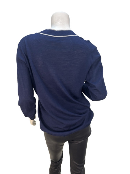 PRADA Navy Cardigan
