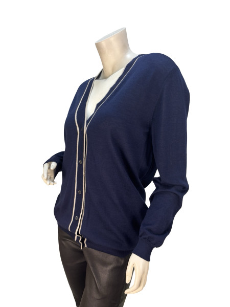 PRADA Navy Cardigan