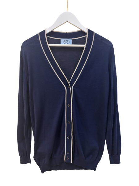 PRADA Navy Cardigan