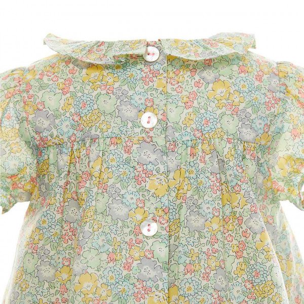 Marie-Chantal Eliza Hand Smock Liberty Fabric Dress With Bloomers