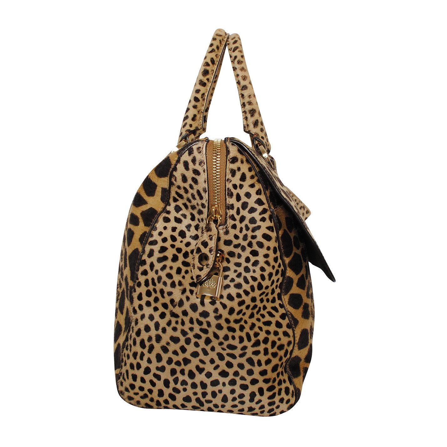 Mulberry Leopard Print Bowling Bag