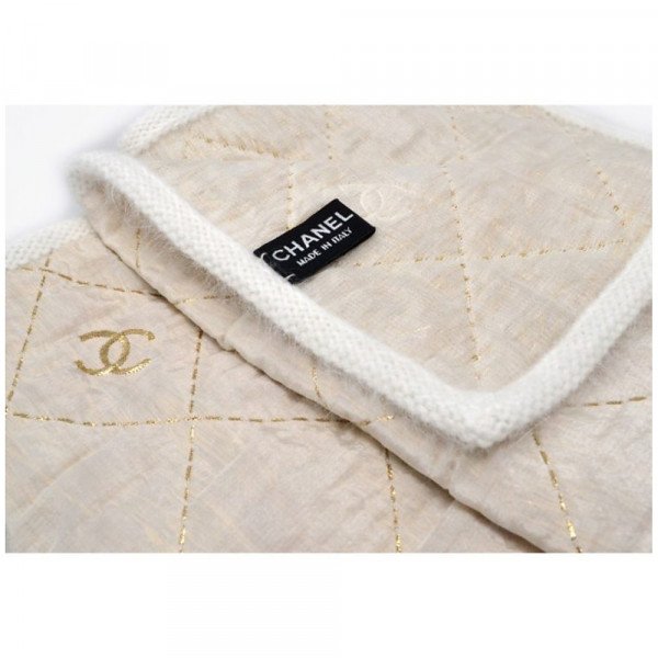 CHANEL Ivory Shawl