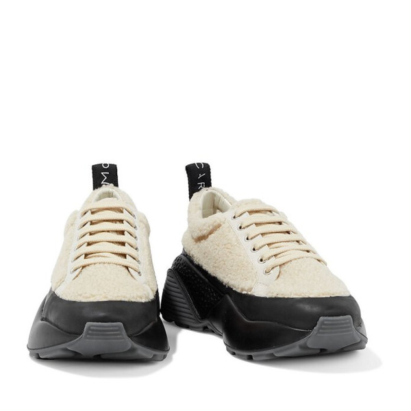 Stella McCartney Shearling Trim Sneakers