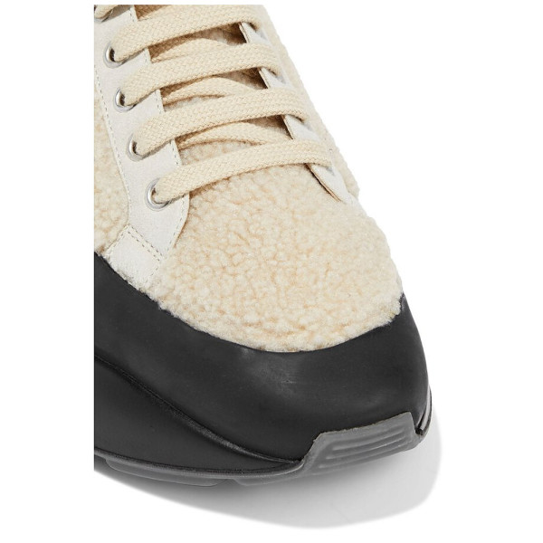 Stella McCartney Shearling Trim Sneakers