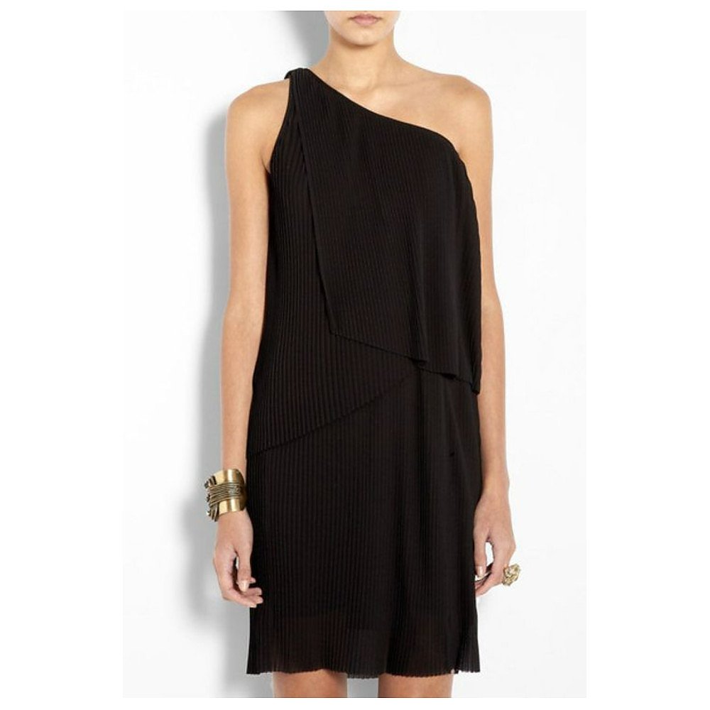 Michael Kors Pleated Assymetrical Mini Dress