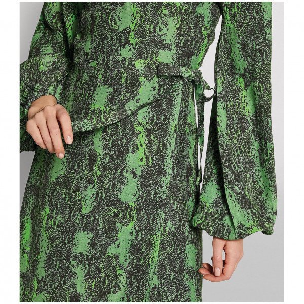 ROTATE Birger Christensen Embellished Kira Midi Dress