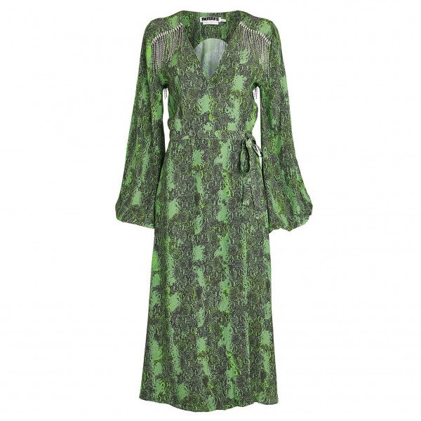 ROTATE Birger Christensen Embellished Kira Midi Dress