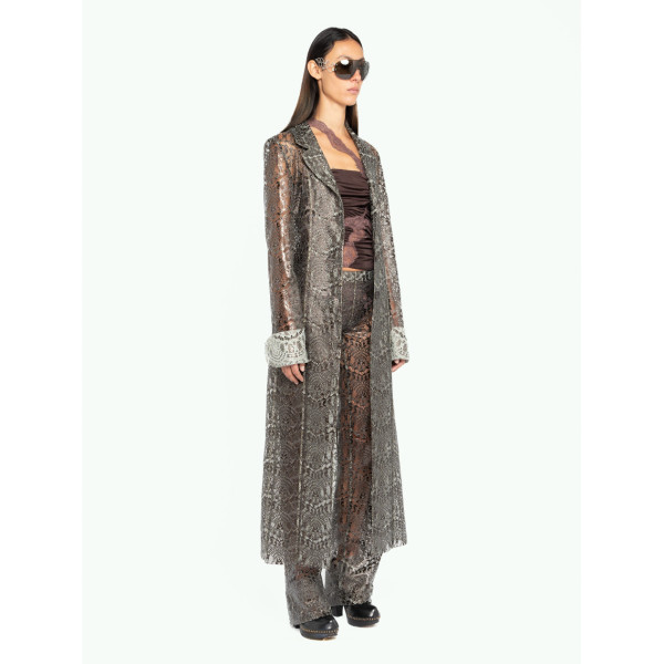 Vaillant Coated Lace Overcoat