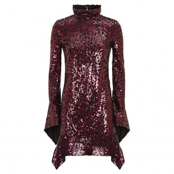 Halpern Sequinned Mini Dress