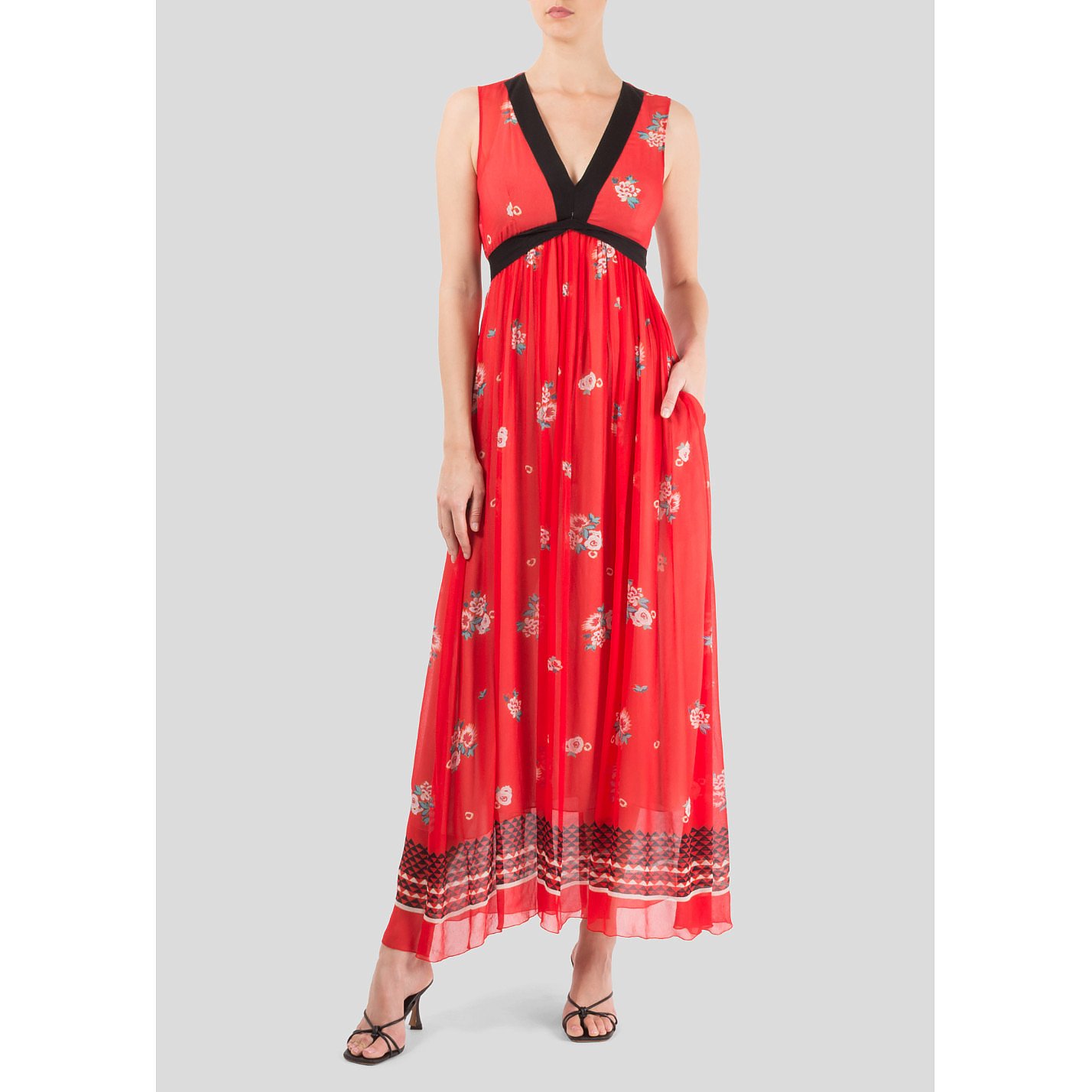 Philosophy Floral Print Maxi Dress