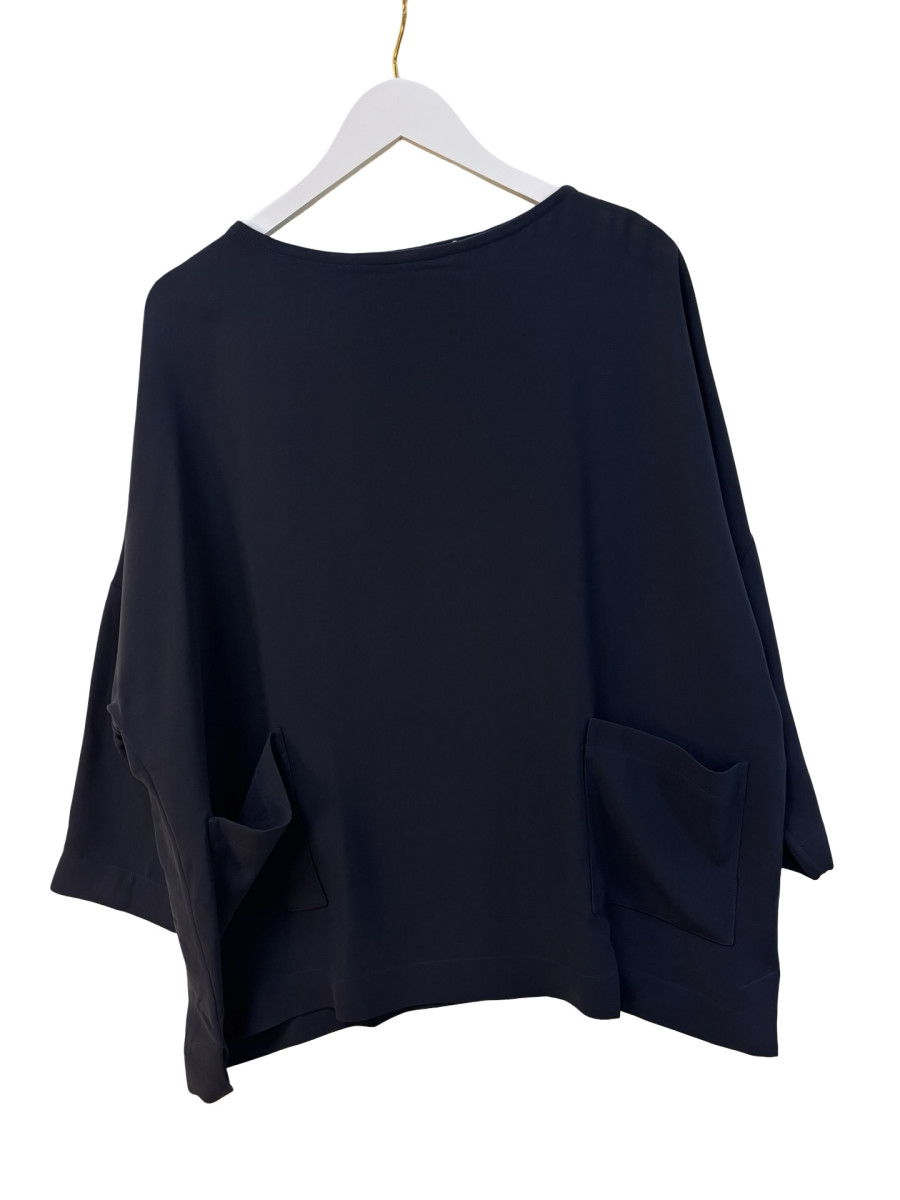 Valentino Box Fit Navy Top
