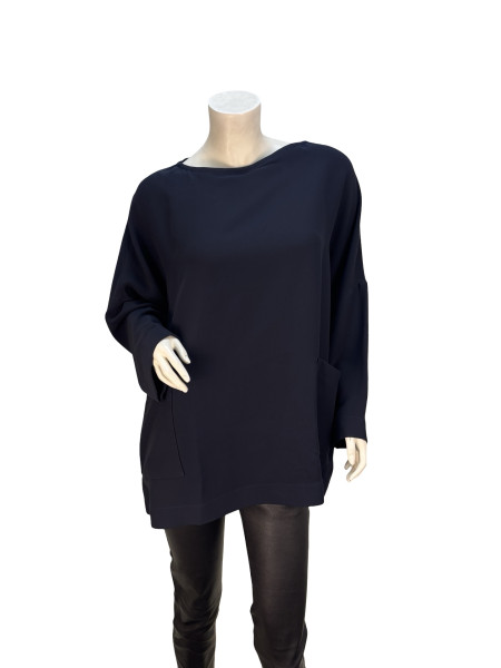 Valentino Box Fit Navy Top