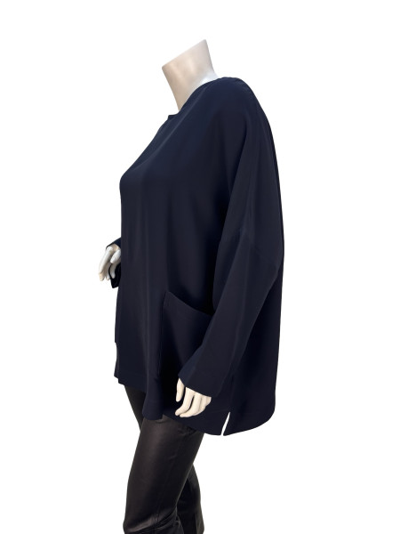 Valentino Box Fit Navy Top