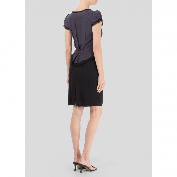 Rebecca Taylor Silk Peplum Dress