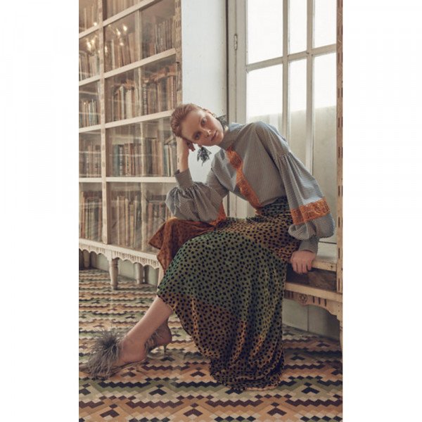 Silvia Tcherassi Delilah Printed Skirt