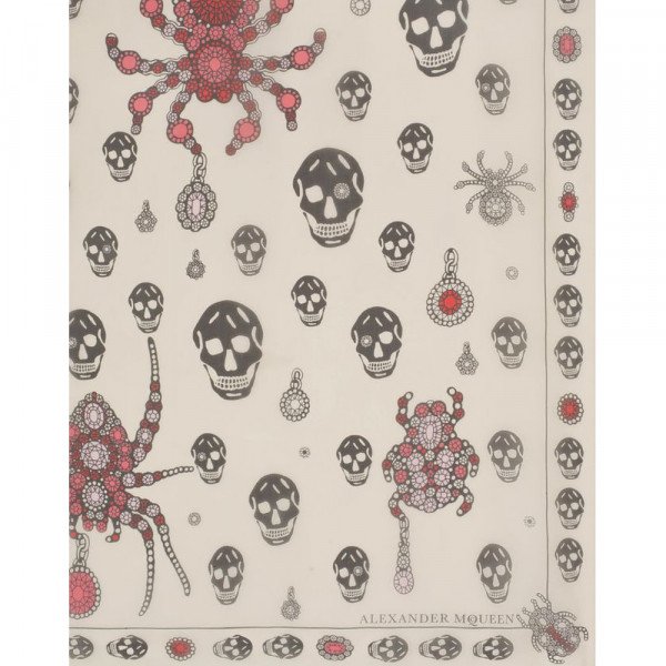 Alexander McQueen Jewelled Bug Scarf