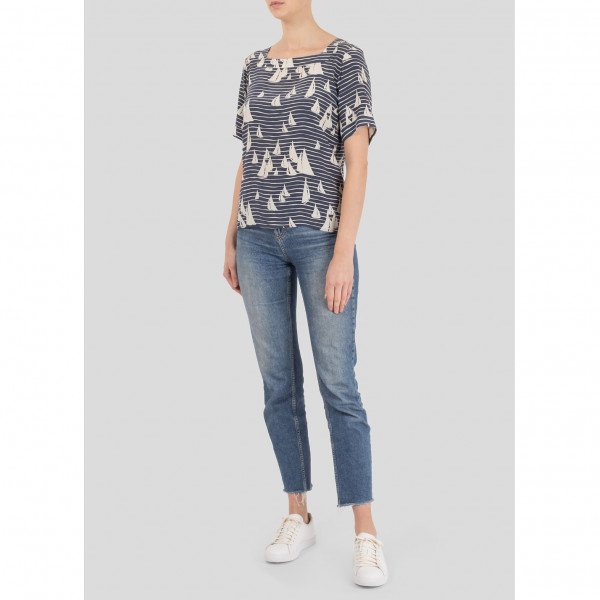 Saint Laurent Printed Silk Shirt