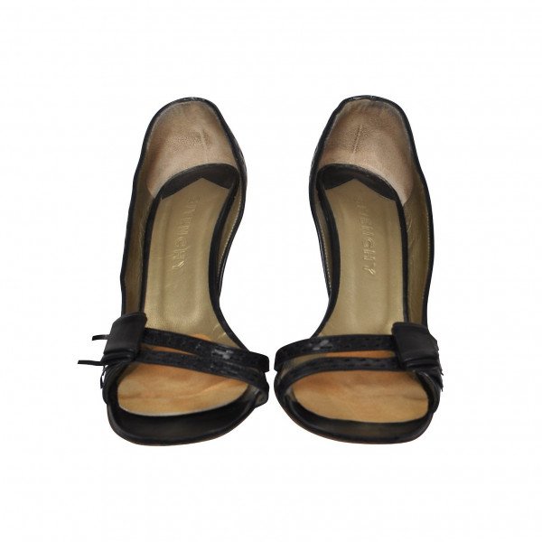 Givenchy Open-Toe Leather Pumps