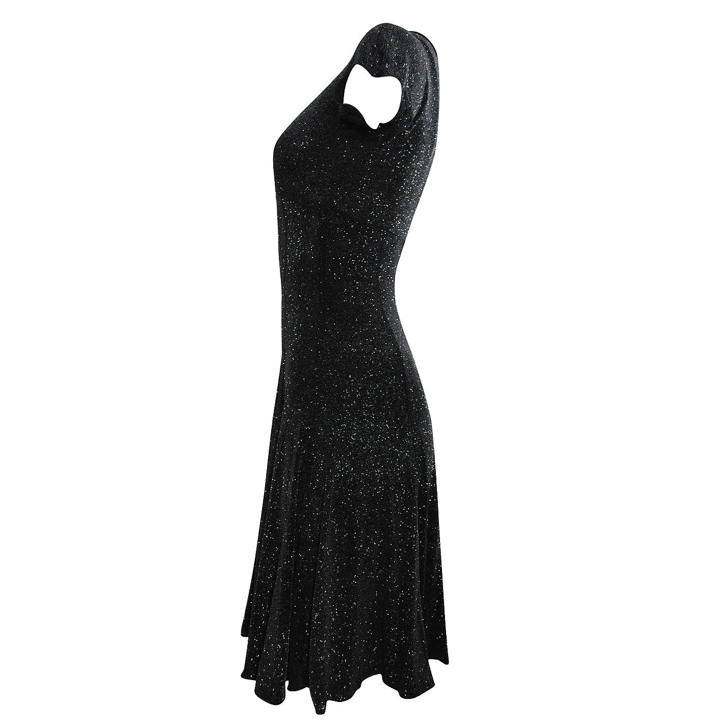 Armani Glitter V-Neck Mini Dress