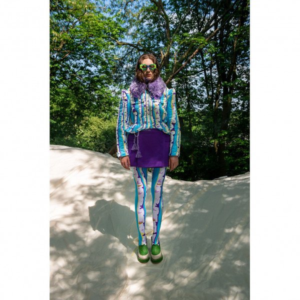 Linus Leonardsson Printed Tight Trousers