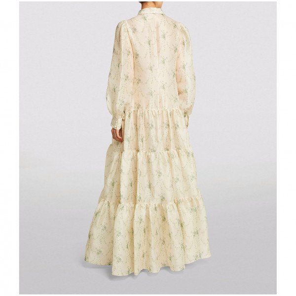 Brock Collection Tiered Silk Queenesta Maxi Dress