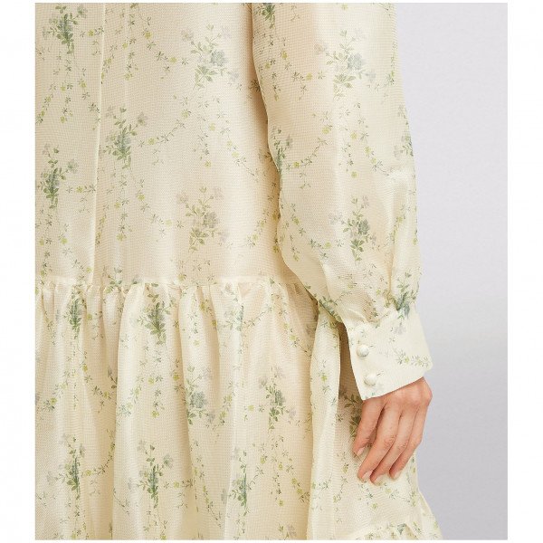 Brock Collection Tiered Silk Queenesta Maxi Dress