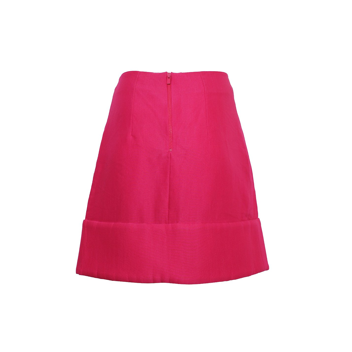 Chloé Structured Hem Mini Silk Skirt