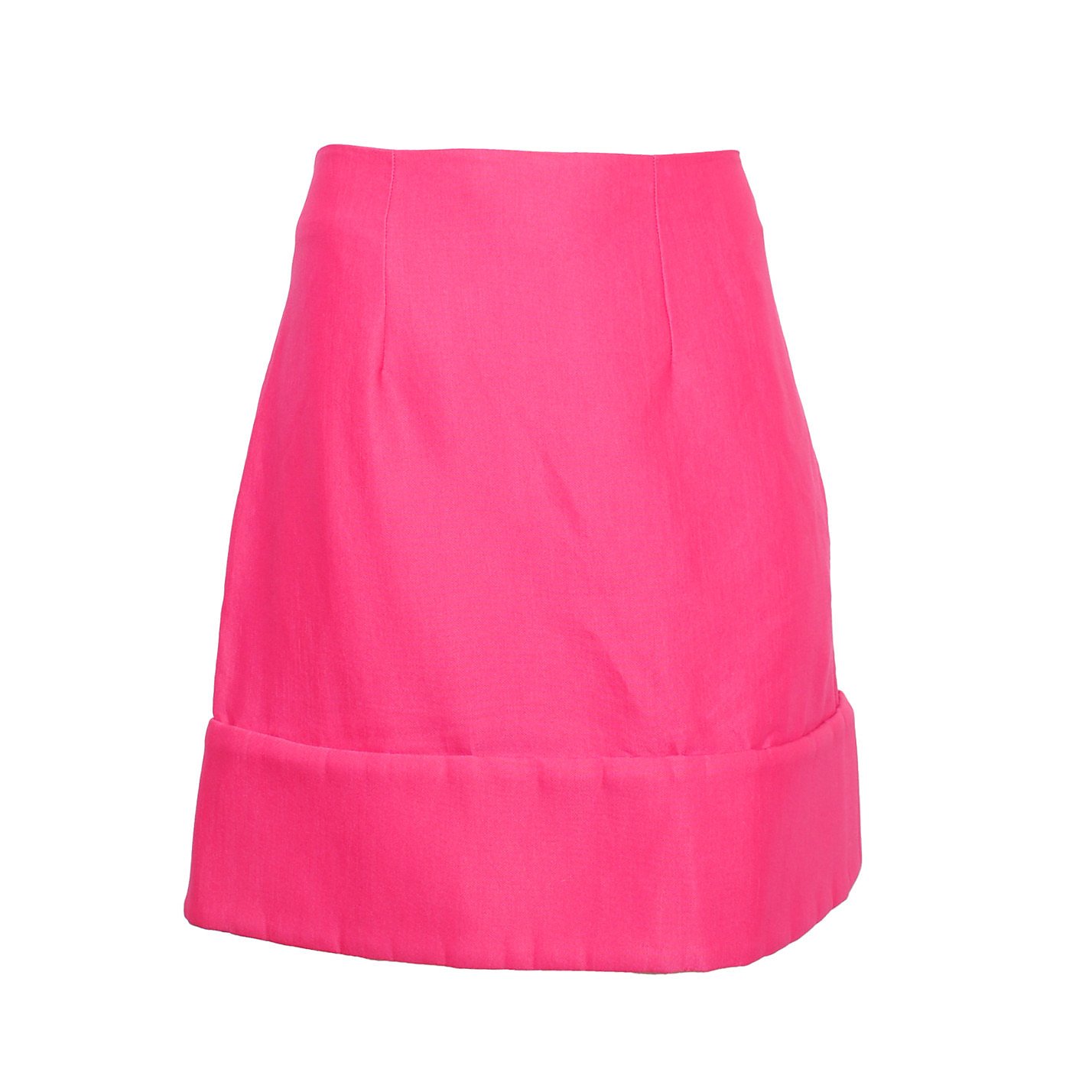 Chloé Structured Hem Mini Silk Skirt