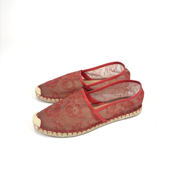 Valentino Lace Espadrilles