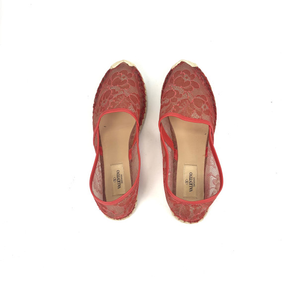 Valentino Lace Espadrilles
