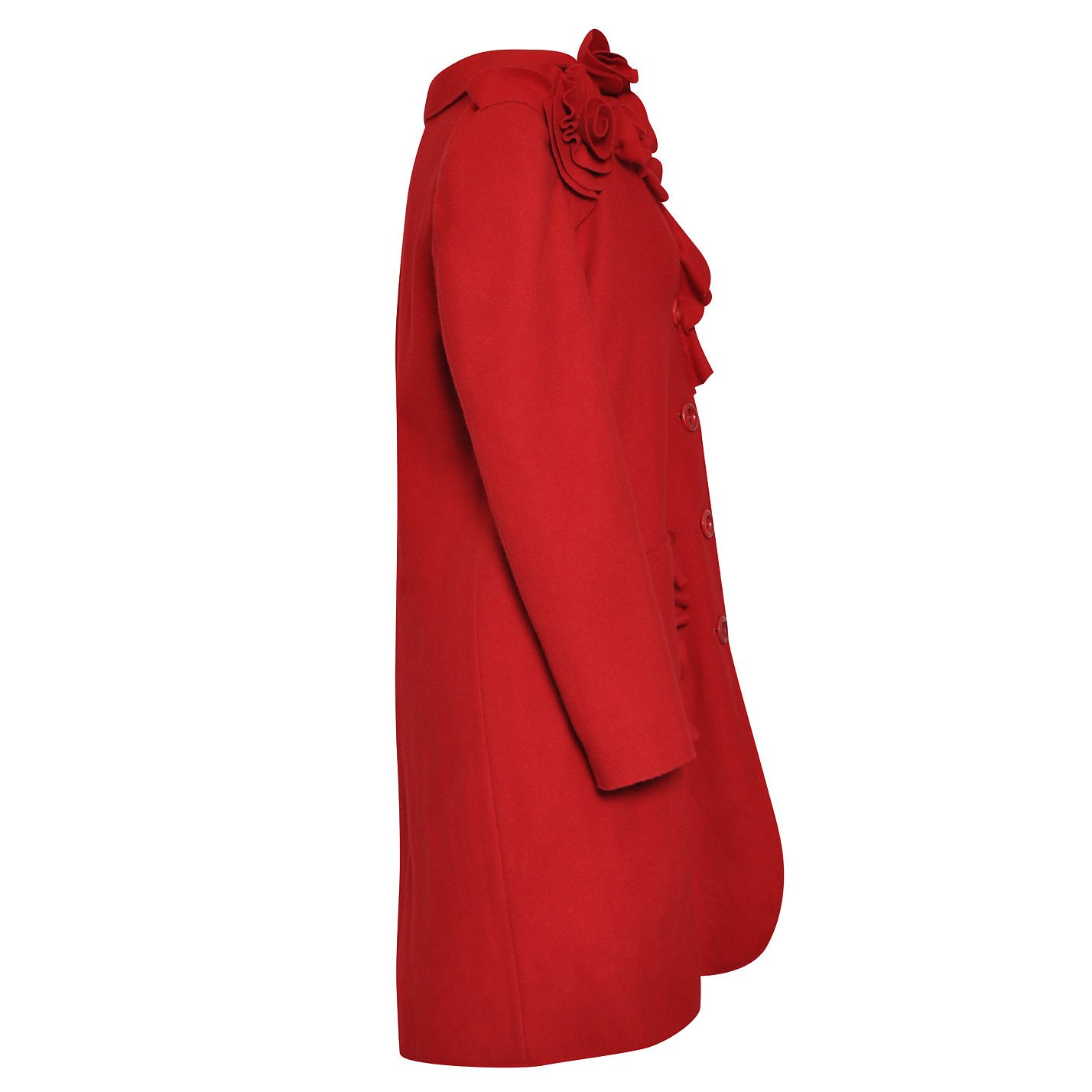 Moschino Rose-Detail Coat