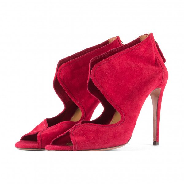 Aquazzura Bianca Suede Pumps