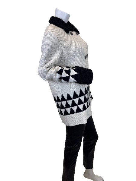 CHANEL Chanel Stitch Detailing Cashmere Cardigan