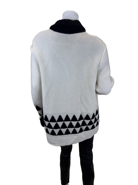 CHANEL Chanel Stitch Detailing Cashmere Cardigan