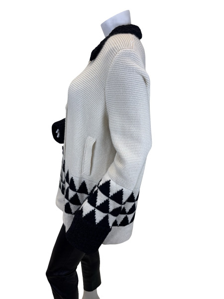 CHANEL Chanel Stitch Detailing Cashmere Cardigan