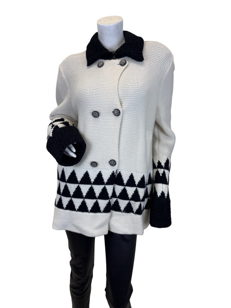 CHANEL Chanel Stitch Detailing Cashmere Cardigan