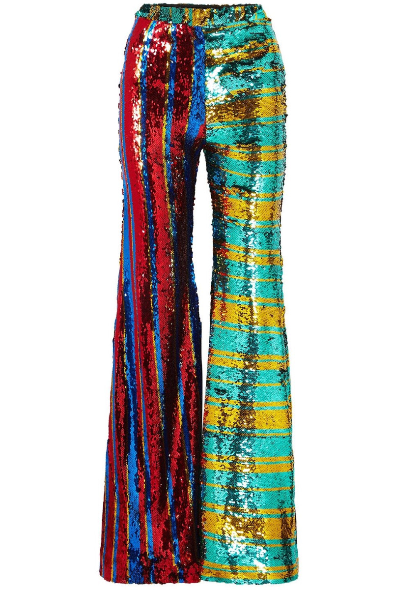 Halpern HALPERN Multicolor Sequin Embellished Trousers