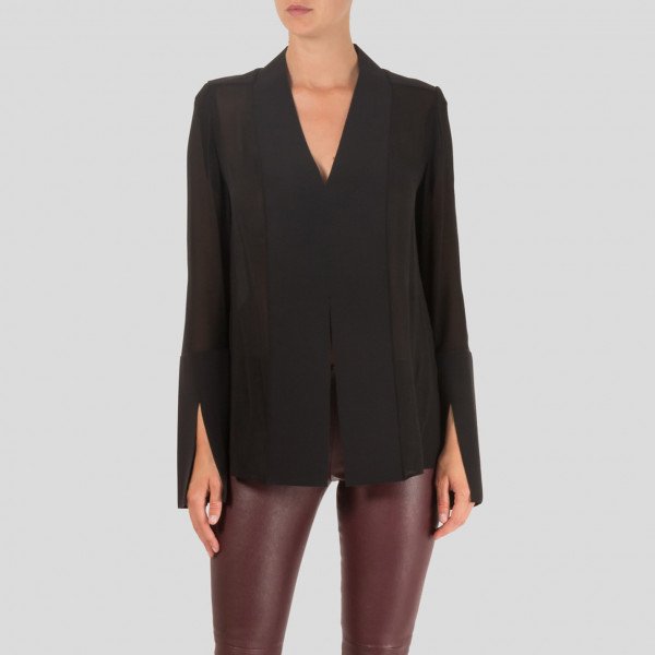 Dion Lee Sheer Panelled Blouse