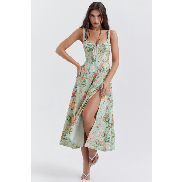 HOUSE OF CB Sabrina Light Jade Sundresss