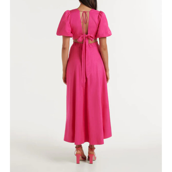 Forever New Hadley Tie-Back Midi Dress