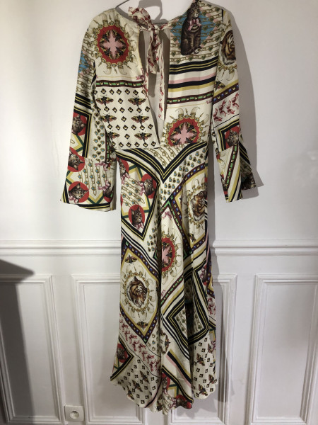 Brand Unknown Unsigned Printed midi dress