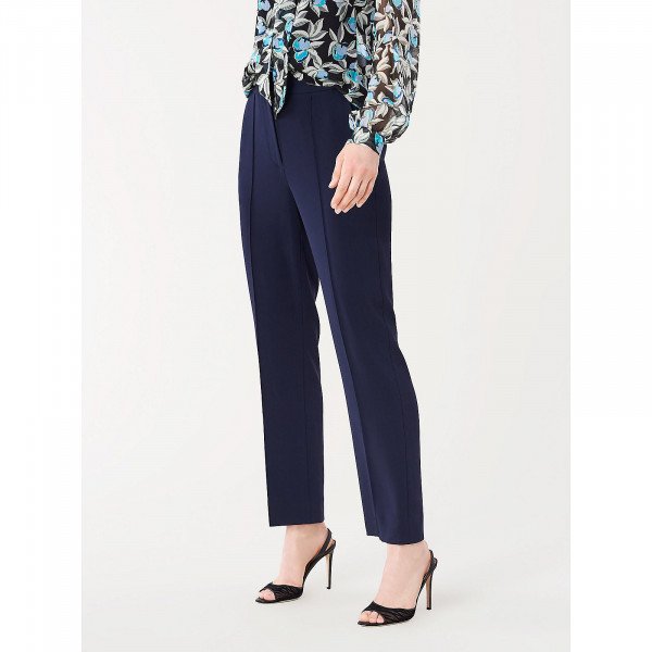 Diane von Furstenberg Jocelyn Stretch-Crepe Cropped Trousers