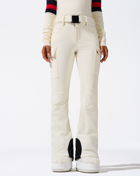 Perfect Moment Mid-Rise Cargo Ski Pant White