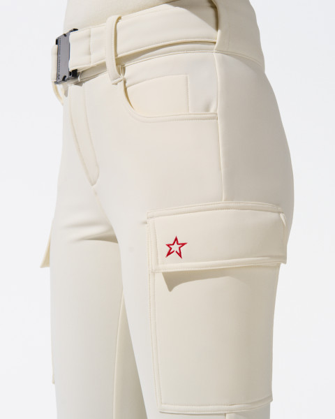 Perfect Moment Mid-Rise Cargo Ski Pant White