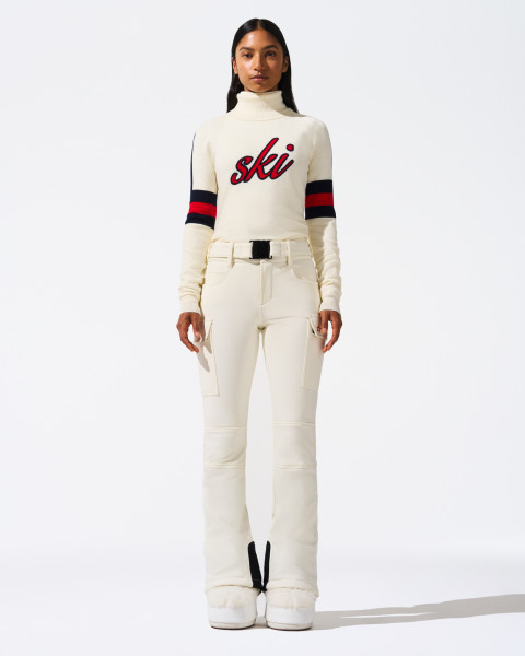 Perfect Moment Mid-Rise Cargo Ski Pant White