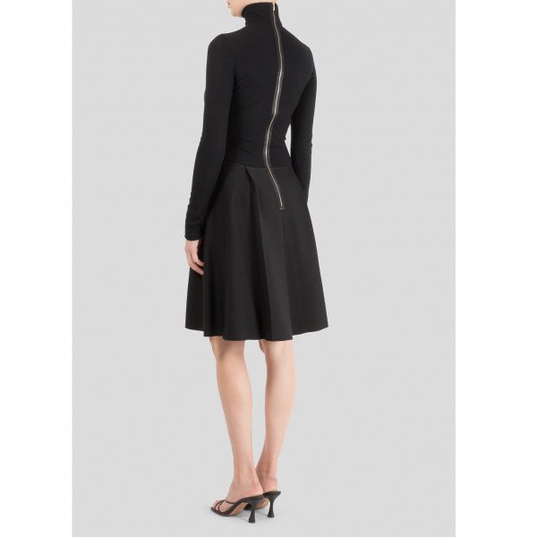 Victoria Beckham High Neck Cashmere Mini Dress