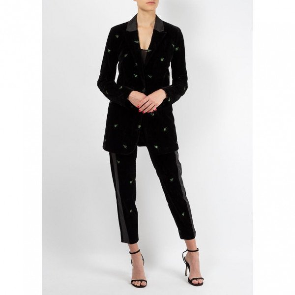 Zoe Karssen Heart & Dagger Suit Trousers