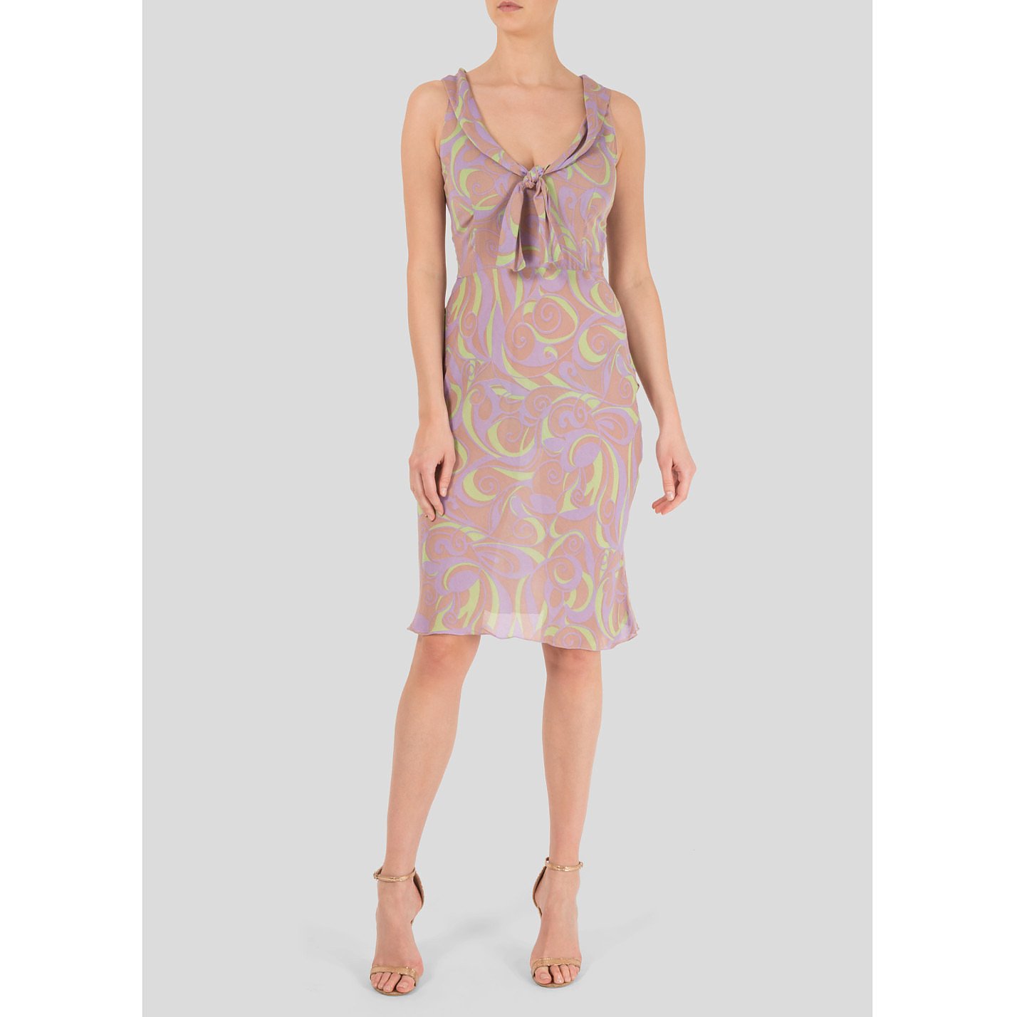 Miu Miu Swirl Print Dress