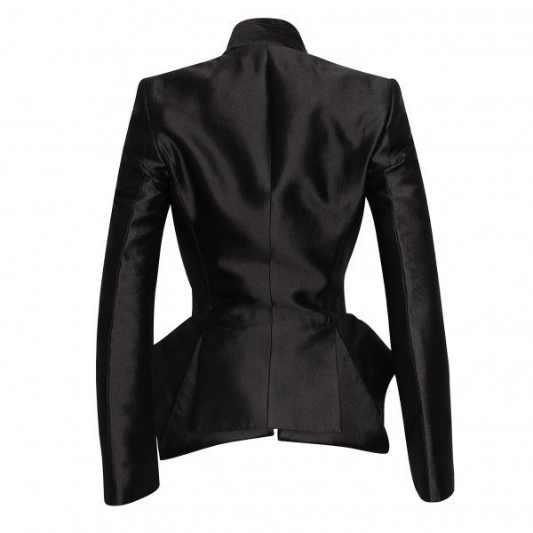 Haider Ackermann Satin Peplum Blazer