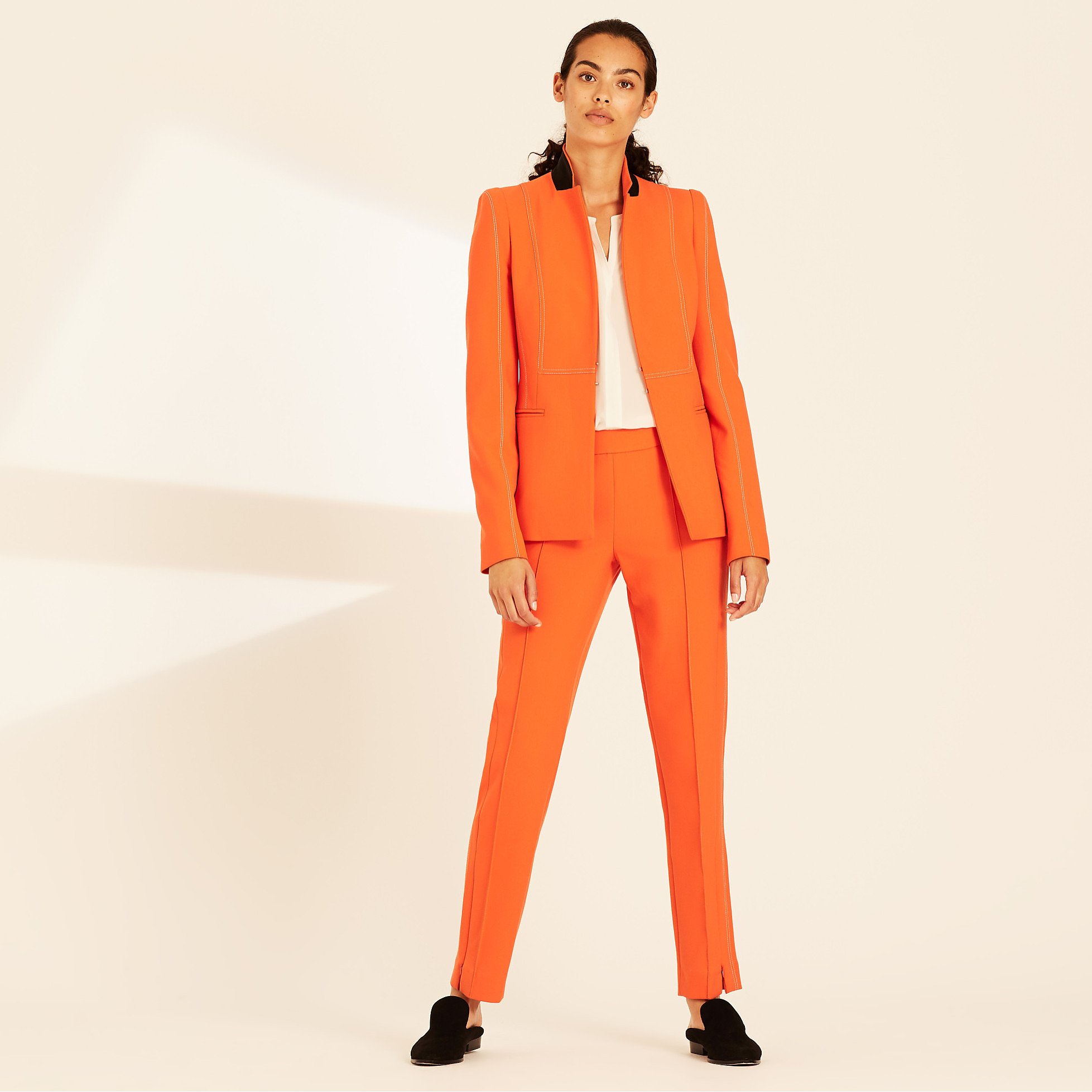 Amanda Wakeley Fitted Jacket with Sculpted Tailoring